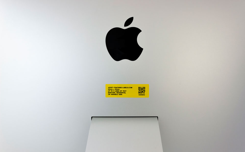 Vinyl Asset Tracking Labels